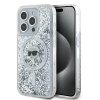 Karl Lagerfeld KLHMP15LLGKISGH iPhone15 Pro 6.1 hardcase transparent Liquid Glitter Karl Head Magsafe